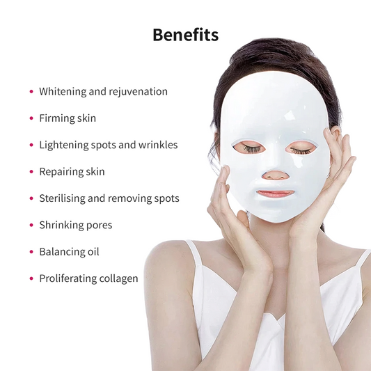 7 Colour LED Light Therapy Face Mask