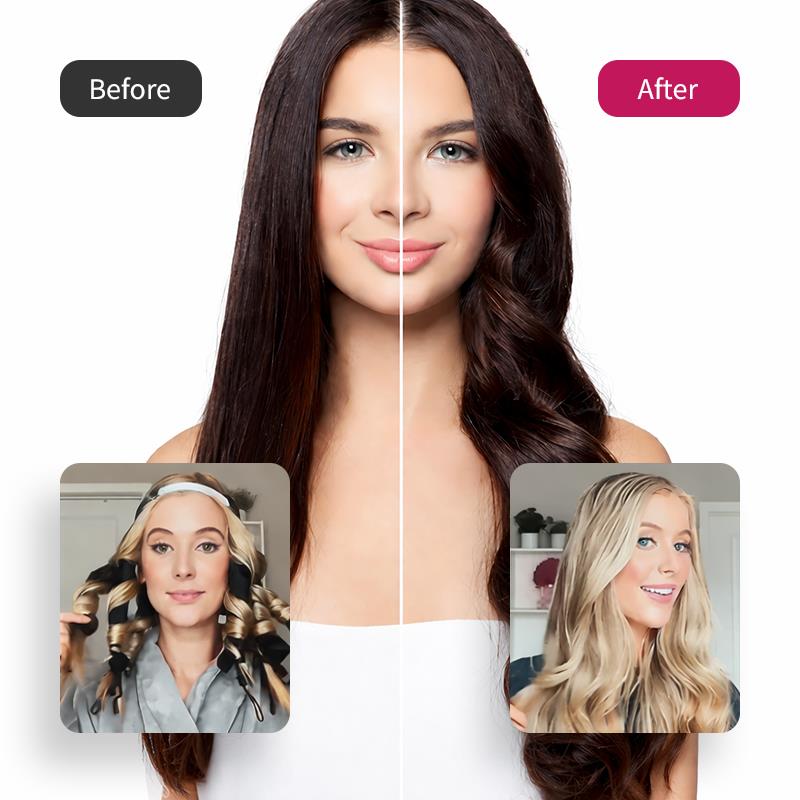 Heatless Overnight Curl Set — No Heat Damage Wave Former