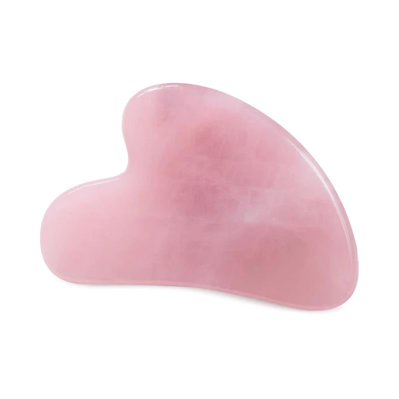 Gua Sha Facial Stone — Natural Rose Quartz