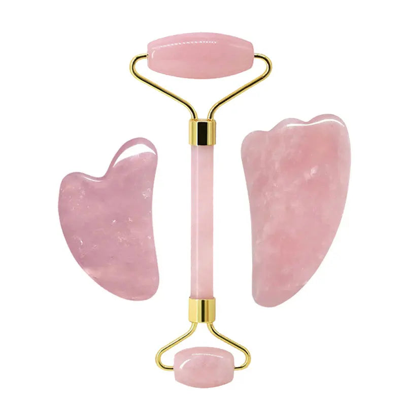 The Starter Ritual Kit — Ice Globes, Rose Quartz Roller & Gua Sha Stone