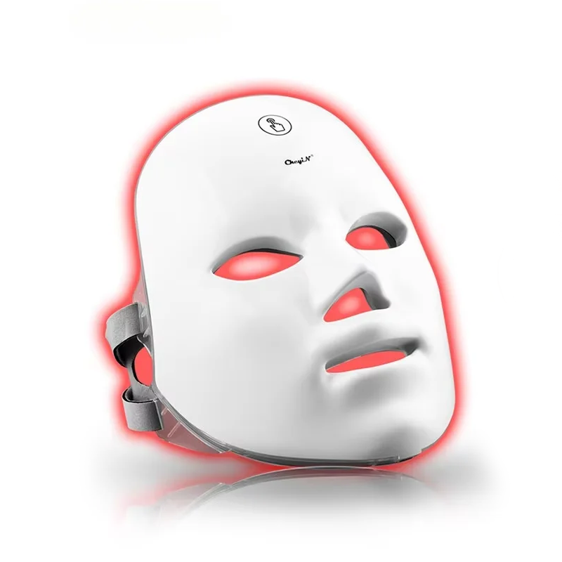 Rechargeable Facial LED Mask 7 Colors LED Photon Beauty Mask Skin Rejuvenation Home Face Lifting Whitening Beauty Device