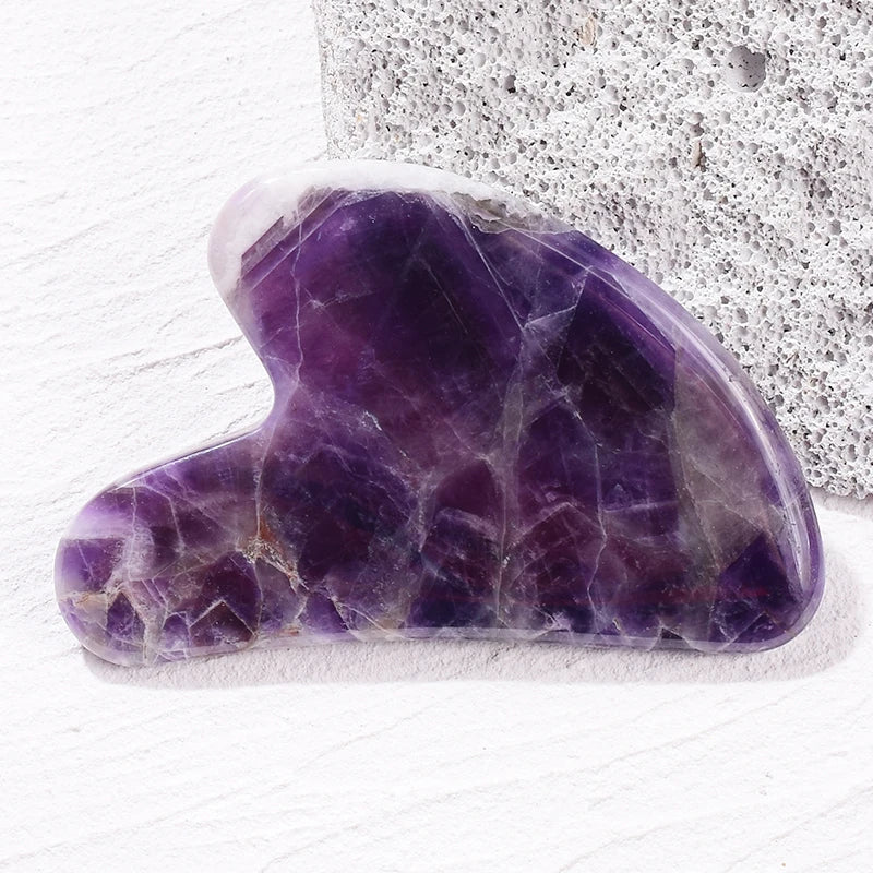 Gua Sha Facial Stone — Natural Rose Quartz