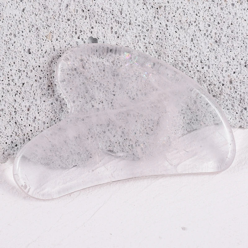 Gua Sha Facial Stone — Natural Rose Quartz