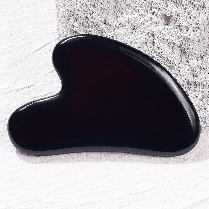 Gua Sha Facial Stone — Natural Rose Quartz