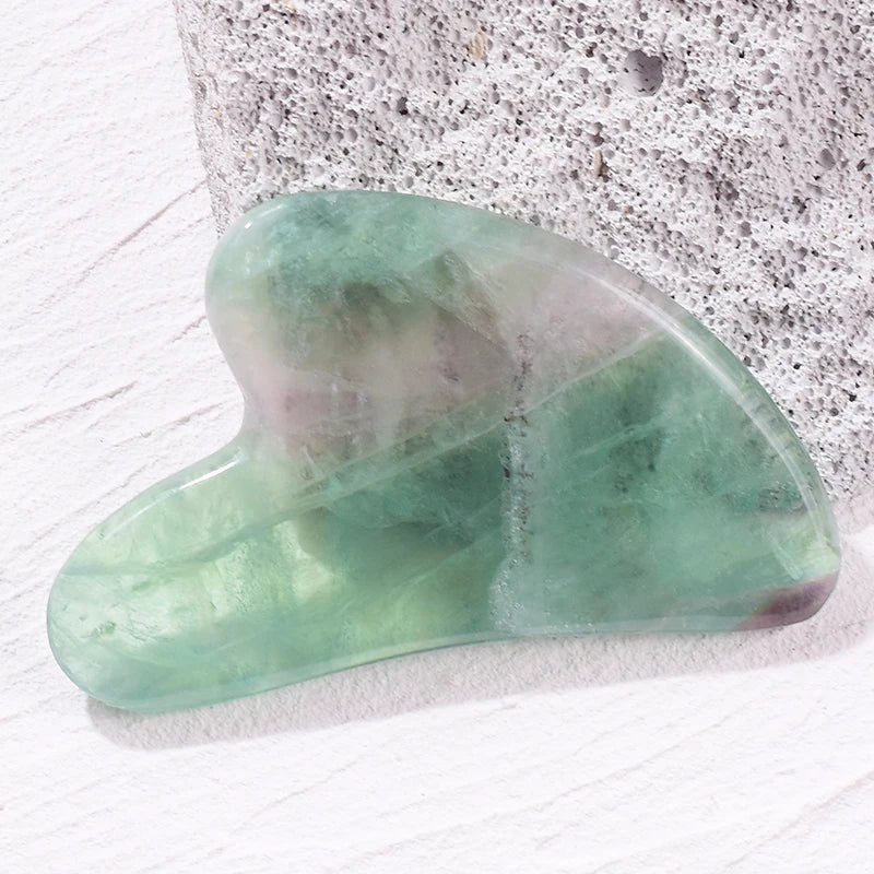 Gua Sha Facial Stone — Natural Rose Quartz