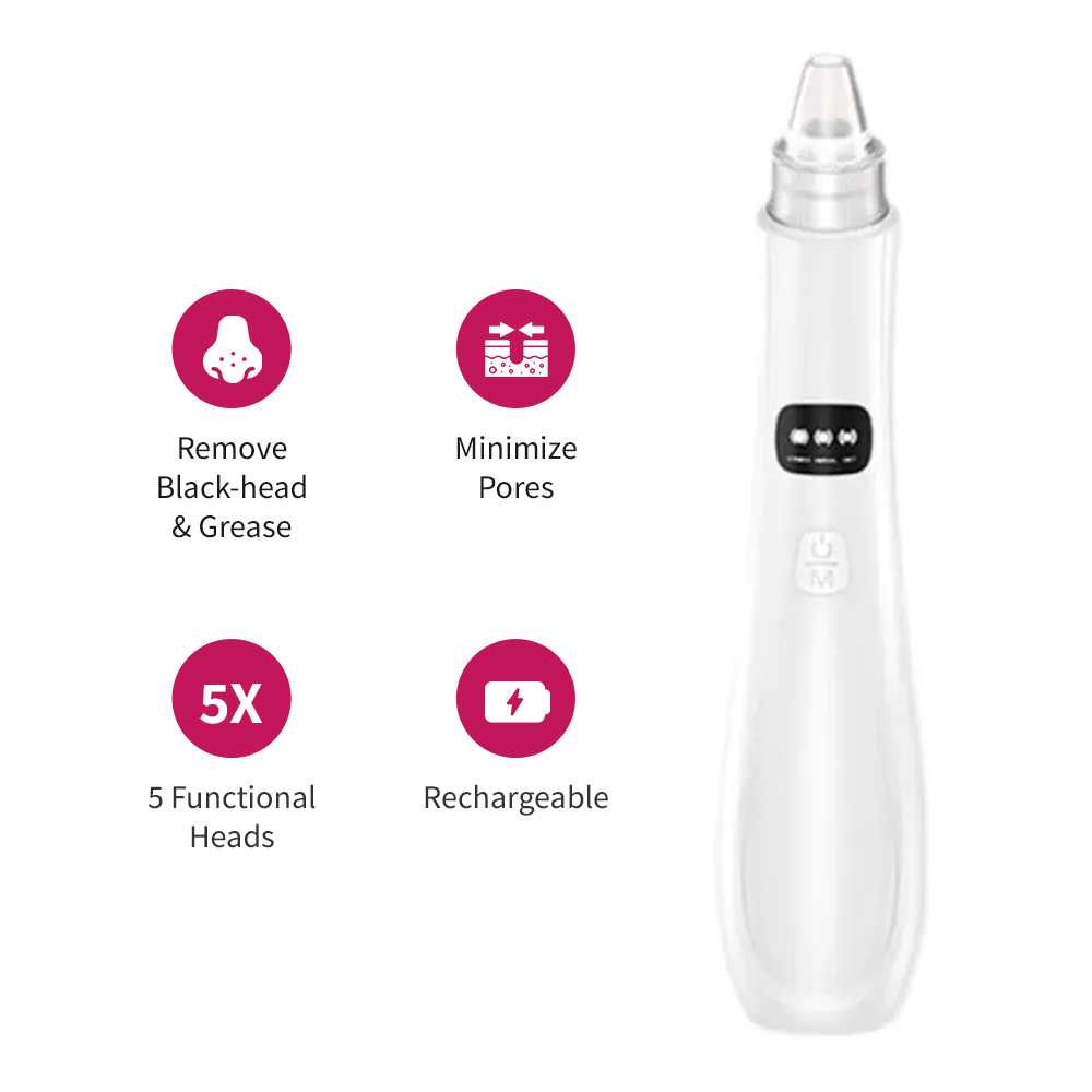 Electric Blackhead Remover — 3 Mode Pore Vacuum Cleanser